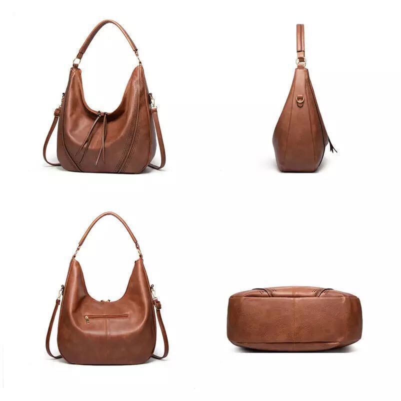 PU Women's Bag Tassel Shoulder Casual Large Capacity Women's Bag