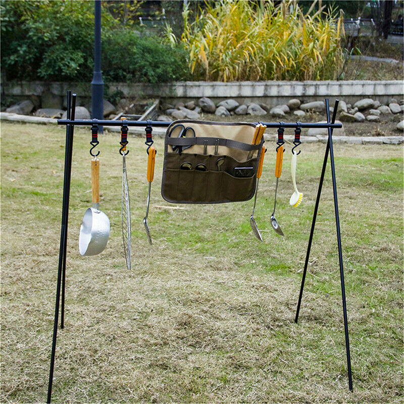 Portable Foldable Outdoor Camping Cutlery Storage Bag Knife Bag Roll Hanging Bag