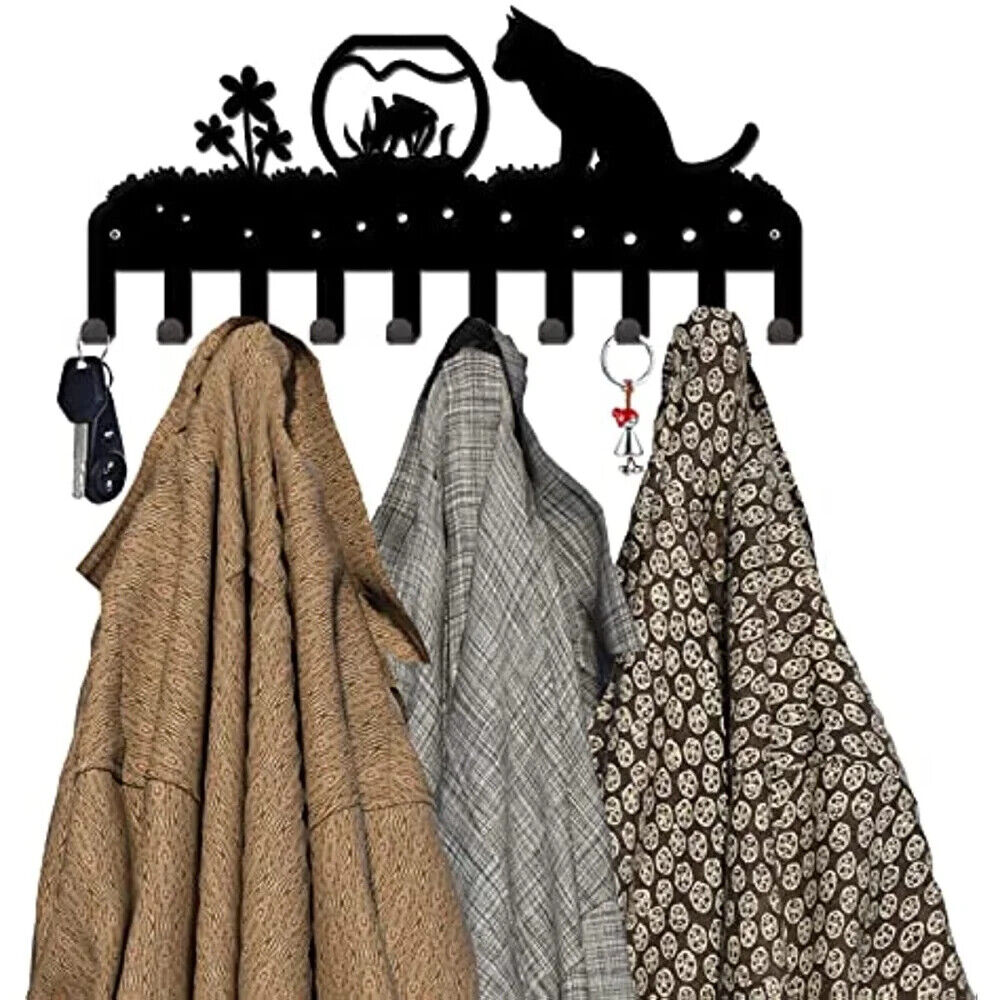 Wall Hanging Key Rack, Wall Mounted Metal Wall Hanger, Multipurpose Hanging