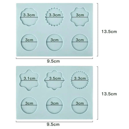 Wax Seal Stamp Molds Silicone Pad Fire Paint Mats Sealing Fixed Shapes DIY Tools