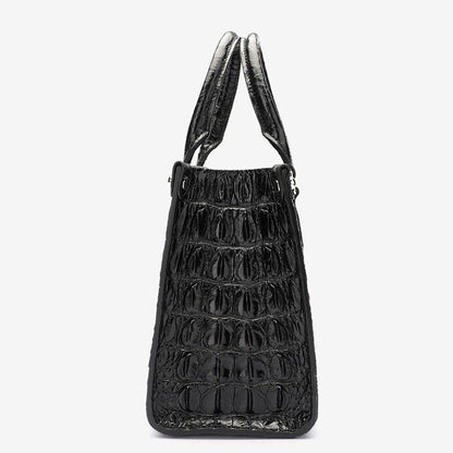 Handcrafted Real CrocodileSkin Leather Handbag, Women's Sling Shouler Bags