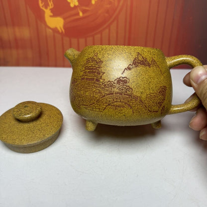 Vintage Chinese Yixing Purple Clay Teapot Zisha Ceremony Teaware Collection Rare