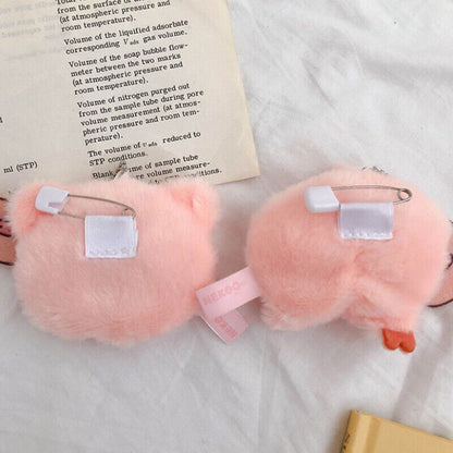Bentoy Pig Plush Pink Soft Pig Keychain accessories Cute Student Bag Accessories