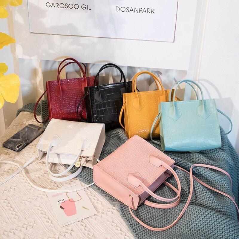 Crossbody Handbag Polyester Vintage Classic Shoulder Bag Stylish Tote Purse 1 PC