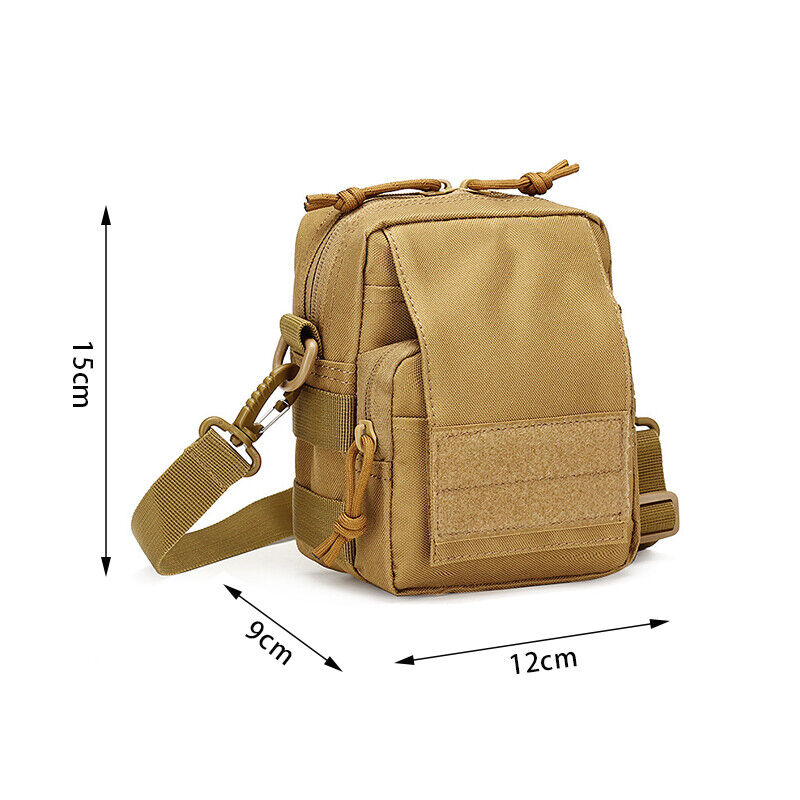 Sports Shoulder Small Bag Men's Military Backpack Outing Crossbody Bag Outdoor