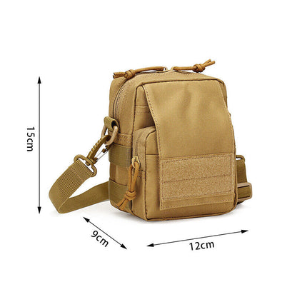 Sports Shoulder Small Bag Men's Military Backpack Outing Crossbody Bag Outdoor