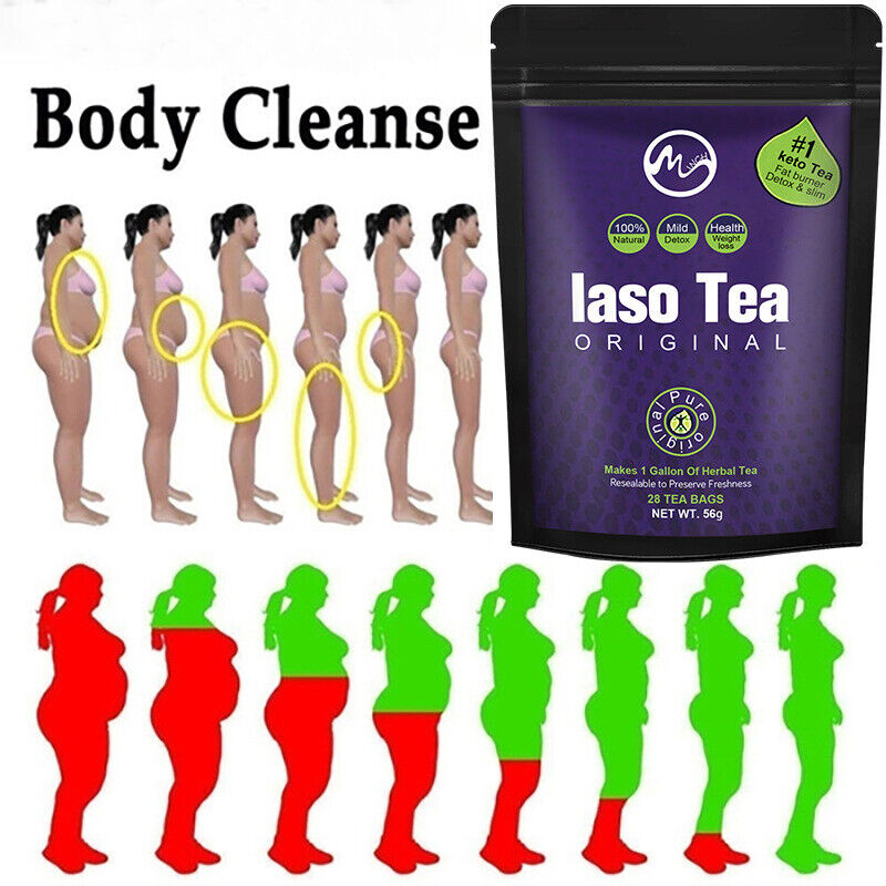 24 Hr Sale -Iaso Tea Original 28 Detox Tea Loose Weight Slimming Tea 28 Bags