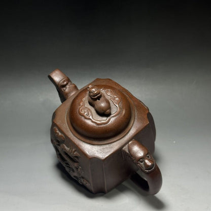 vintage chinese yixing purple clay teapot zisha ceremony teaware collection rare