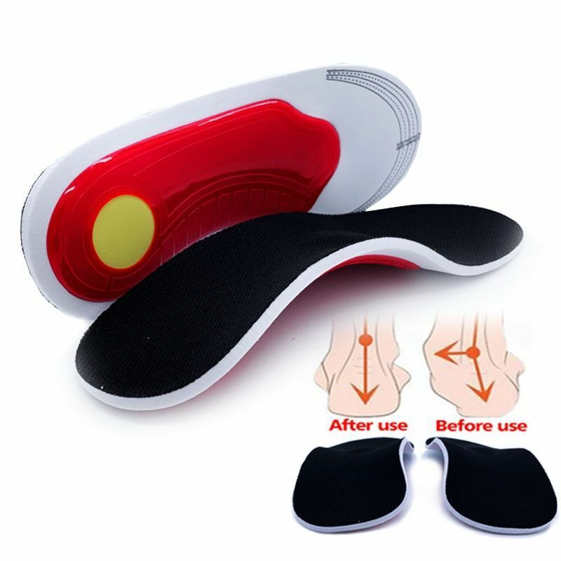 Orthotic Gel High Arch Support Insoles Pad Flat Feet Orthopedic Shoe Care Insert