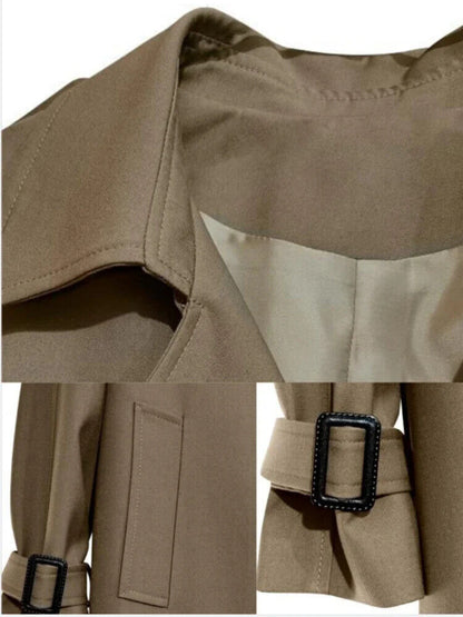 Coats Woman Winter Windbreaker Women's Trench Coat Overcoat