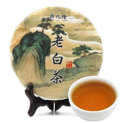 Landscape CHinese White Tea Old Bai Cha Tea Leaf Cake 350g Health Tea