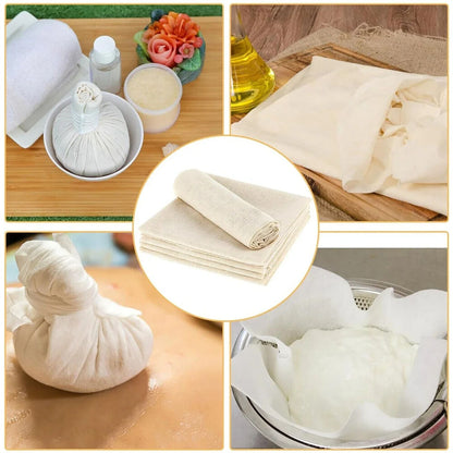 Cheesecloth Fabrics Milk Coffee Tea Reusable Straining Filters Kitchen Strainers