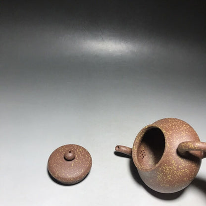 vintage chinese yixing purple clay teapot zisha ceremony carving Collectible art