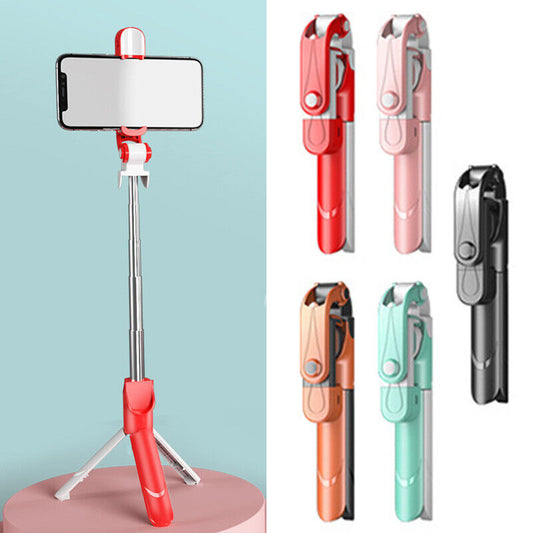 Selfie Stick Telescopic Bluetooth Tripod Monopod Phone Holder For iPhone Samsung