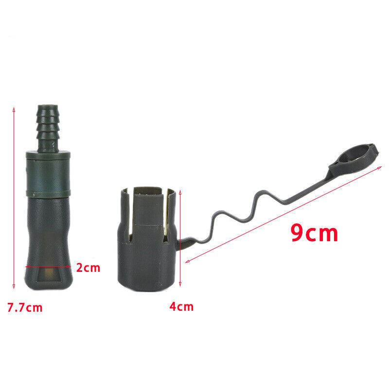1pc Outdoor Water Bag Silicone Bite-Valve Hydration Pack Nozzle Water Blad jS-ca