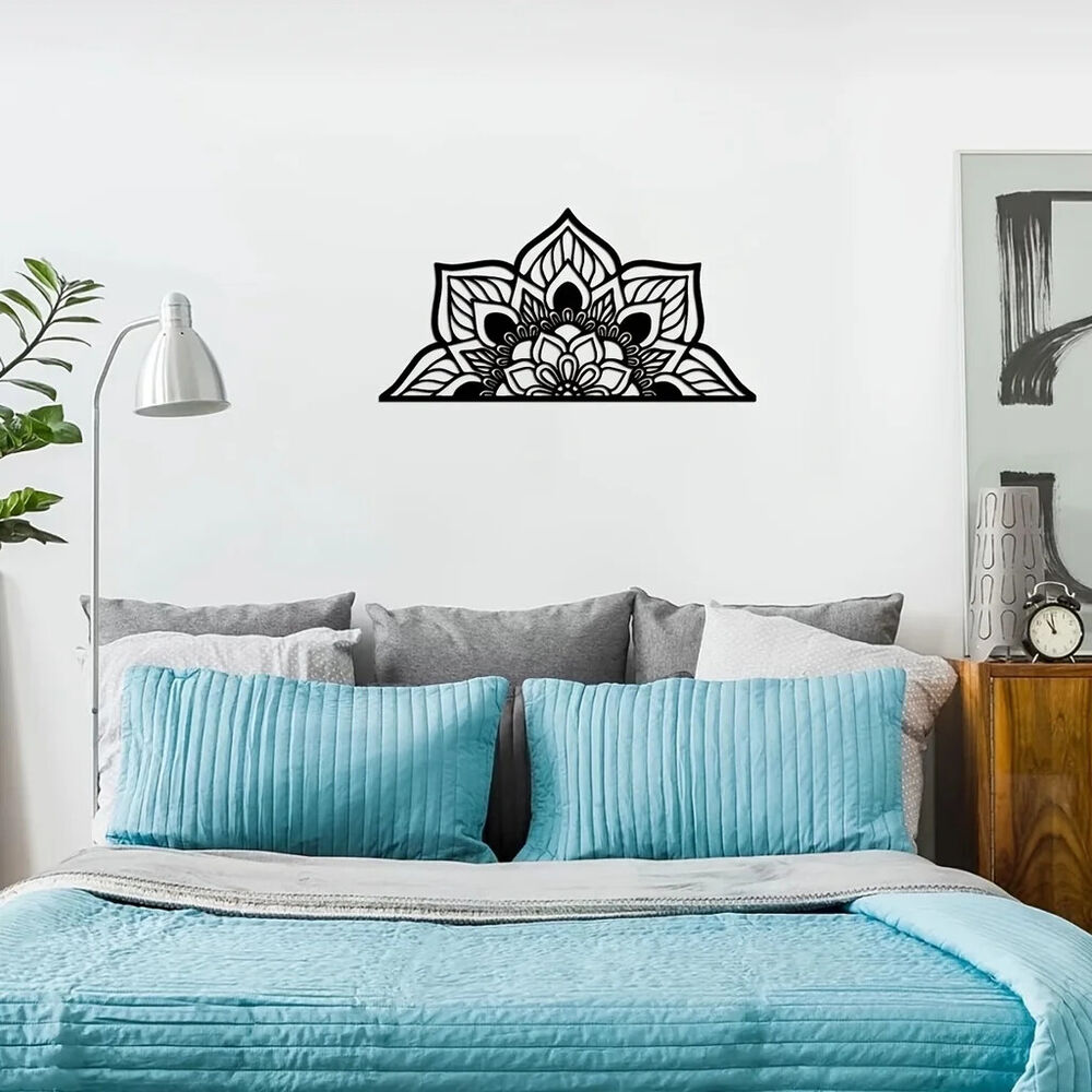1pc Large Metal Mandala Wall Decor Unique Lotus Flower Wall Art wall hanging