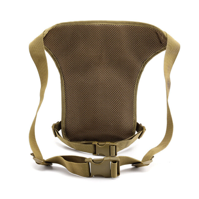 Military Male Hip Thigh Fanny Pack Camou Casual Shoulder Bag Nylon Waist Leg Bag