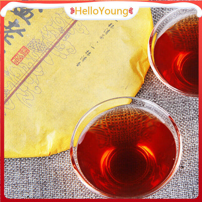 357g Yunnan Ripe Pu Erh Tea Early Spring Puer Tea Green Food Factory Direct Sale