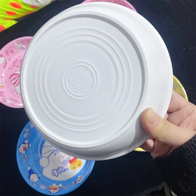 Cute My Melody Hello Kitty Fruit Dishes Bowl Cartoon Food Plate Home Tableware