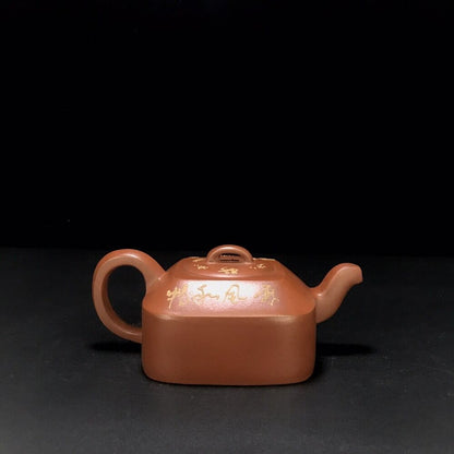 vintage chinese yixing purple clay teapot zisha ceremony teaware collection rare