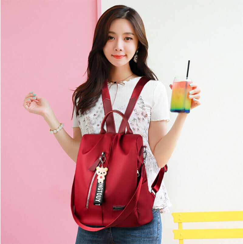 Fashion Women Backpack Girls Large Capacity Rucksack School Bag Handbag Shoulder