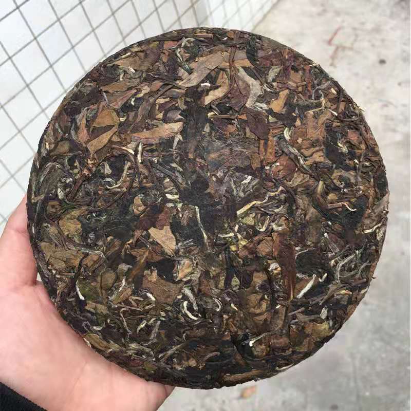 350g Old White Tea Fuding High Mountain Aged White Tea Cake Gongmei White Tea