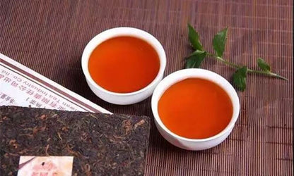 250g Pu-erh Brick Tea Ripe Ecology Puer Tea Yunnan Menghai 7562 TAETEA Dayi Tea