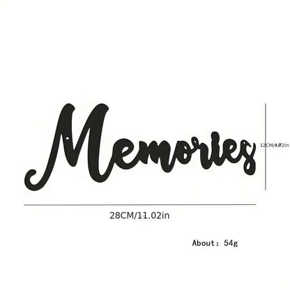 CIFBUY Letters Memories Metal Wall Decoration Iron Art Decorations Home