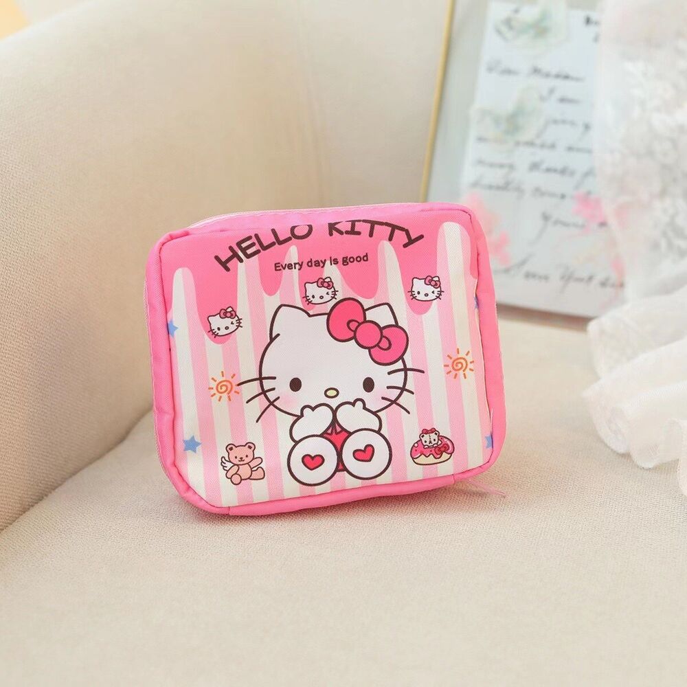 Girls' Portable Cute Jewelry Storage Bag Sanitary Cotton Storage Bag
