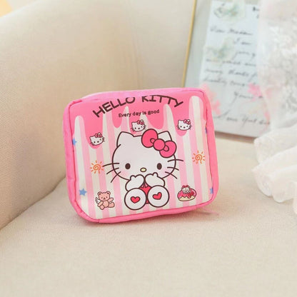 Girls' Portable Cute Jewelry Storage Bag Sanitary Cotton Storage Bag