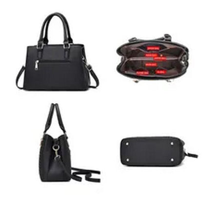 Leather Bags Embroidery Messenger Bags Handbags Bag Purse Handbags 1PC Versatile