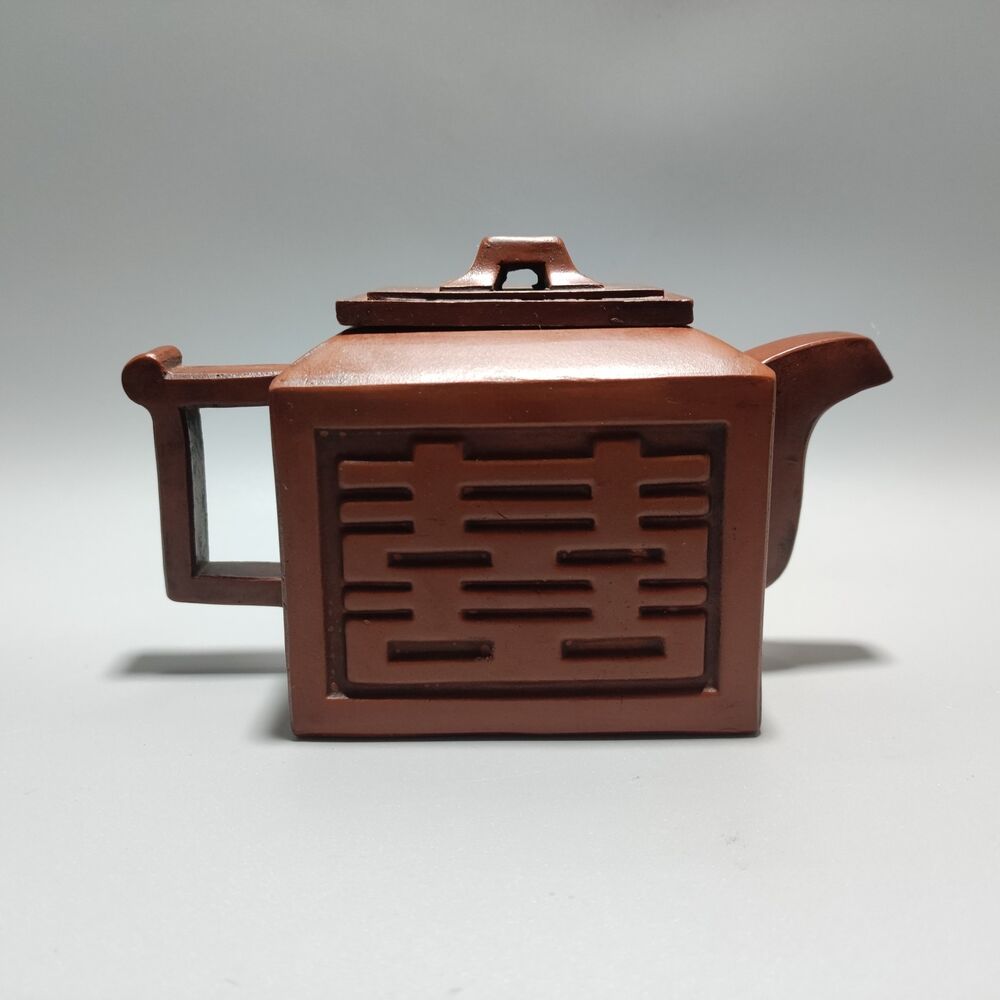 Vintage Chinese Yixing Purple Clay Teapot Zisha Pure Handmade Household Teaware