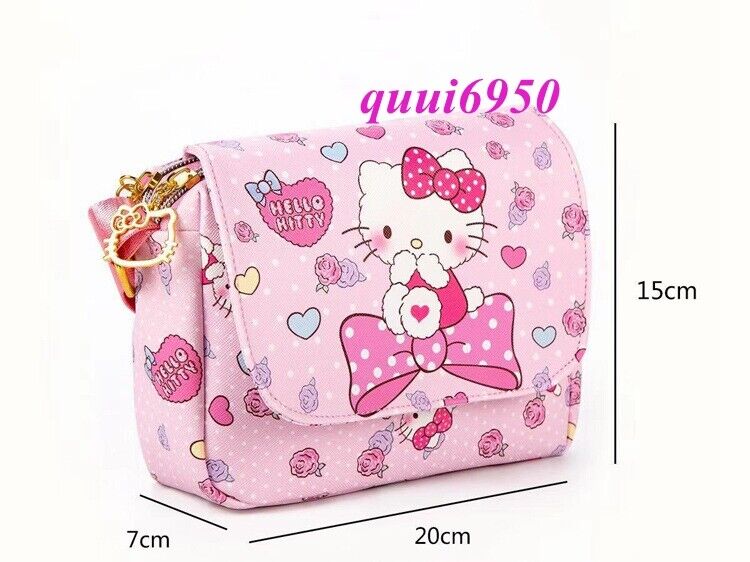 Girl Gift Kuromi My Melody Cinnamoroll Hello Kitty Crossbody Shoulder Bag Zipper