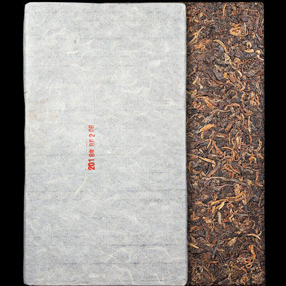 1000g Chinese Aged Pu-Erh Tea Yunnan Natural Gold Brick Cooked Pu-erh Black Tea