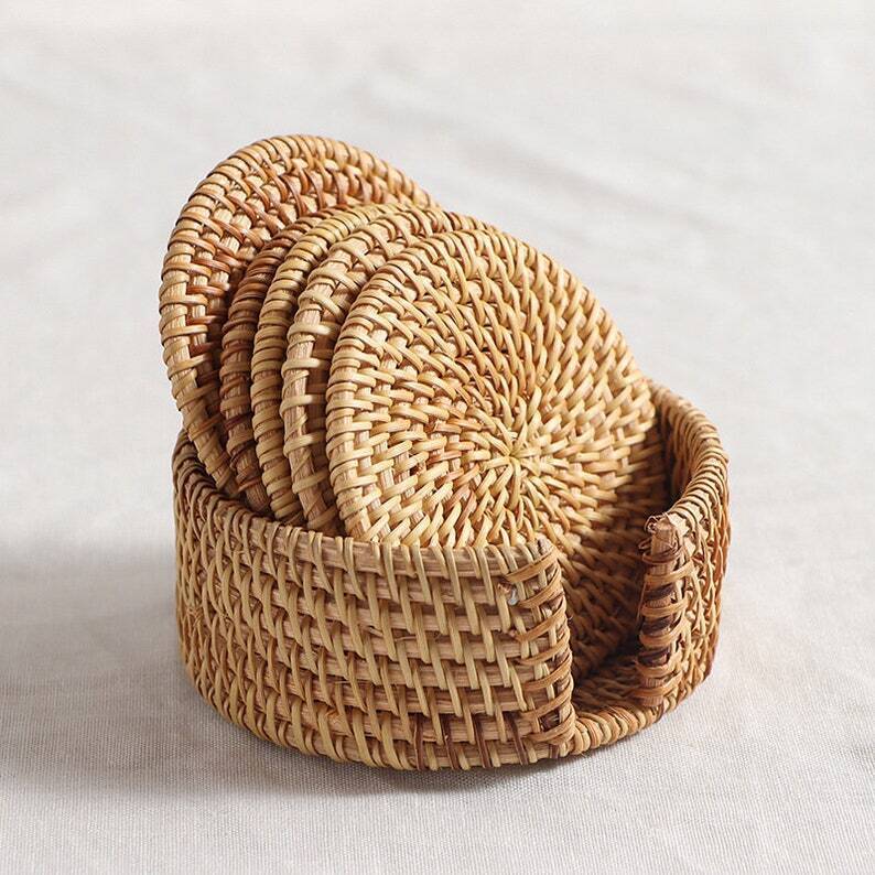 Straw Tea Mat|Coffee |Coaster|Teacup Mat|Cup Pad