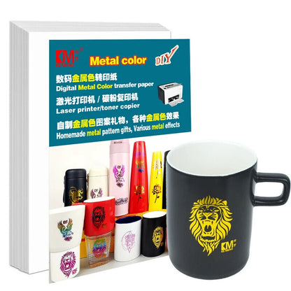 Water Transfers Decal 3Pcs Printable Laser Hot Stamping Paper Image Mug Stickers