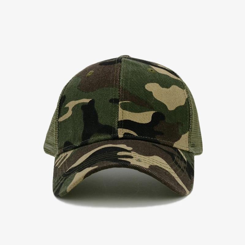 Camuflaje Gorras de Hombre Mujer Snapback Moda Gorra Con Malla Cups