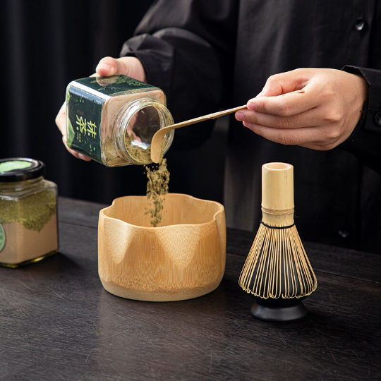 Bamboo Matcha Ceremony Starter Kit For Traditional Japanese Tea Ceremony