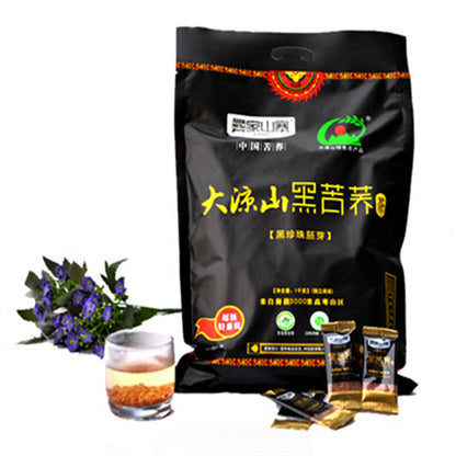 1000g Full Chinese Tea Black Buckwheat Tea Black Tartary Buckwheat Plantule
