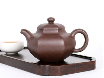 380cc Handmade Purple Sand Tea Pot in Yixing, China Di High Definition Clay Stone Source Gongfu Tea Pot-
