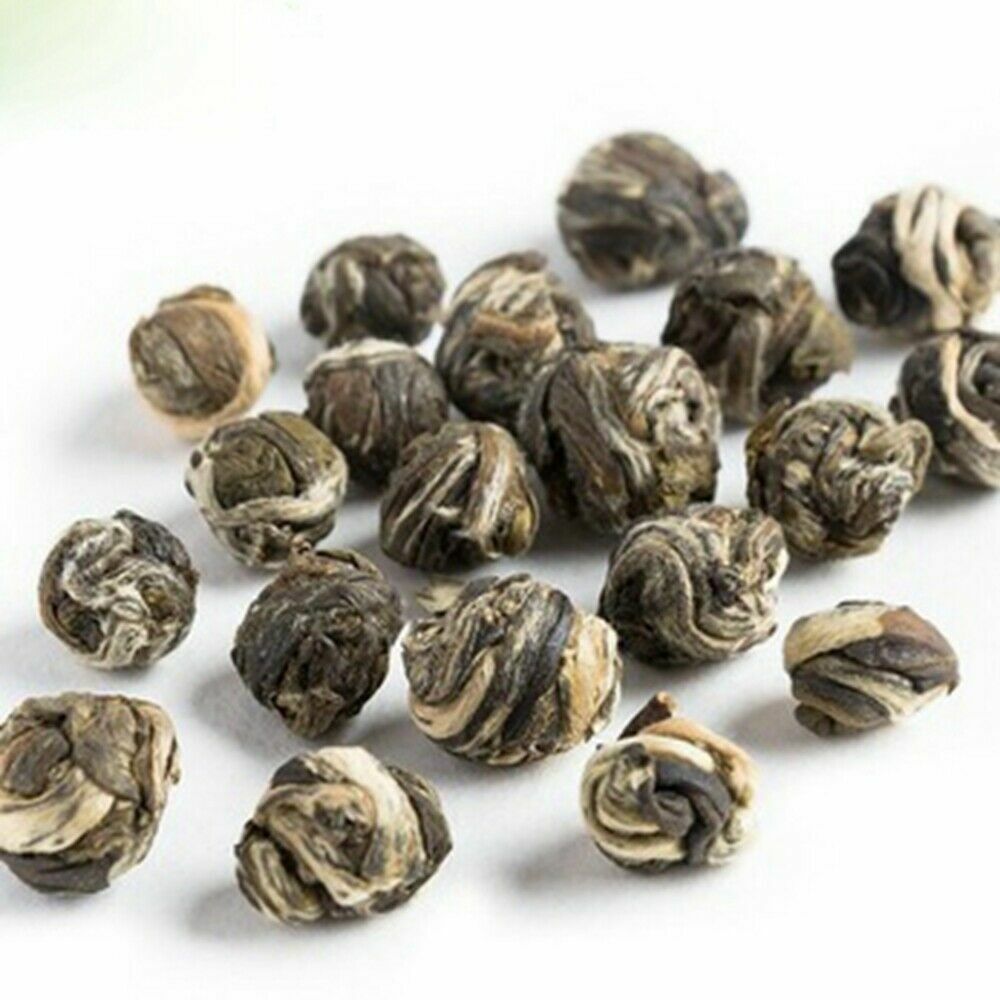 200g/7oz Premium Organic Jasmine Dragon Ball Pure Chinese Leaf Loose Green Tea