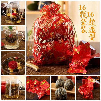 20 PCS Chinese Blooming Flower Tea Natural Handmade Herbal Tea Ball Green Tea