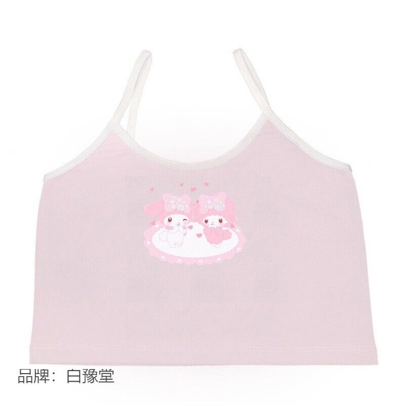 Hello Kitty Cartoon Millennium Spicy Girl Cute Print Tank Top Girl