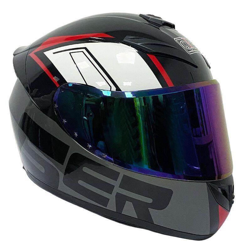 Motorcycle Helmet Visor Lens Shield Sun Visor Fit for Qike 111 Full Face Helmet
