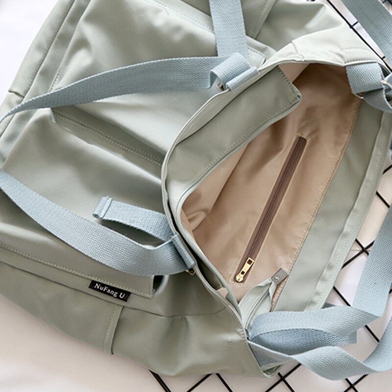 Oxford Women Shoulder Bag Girls College Book Crossbody