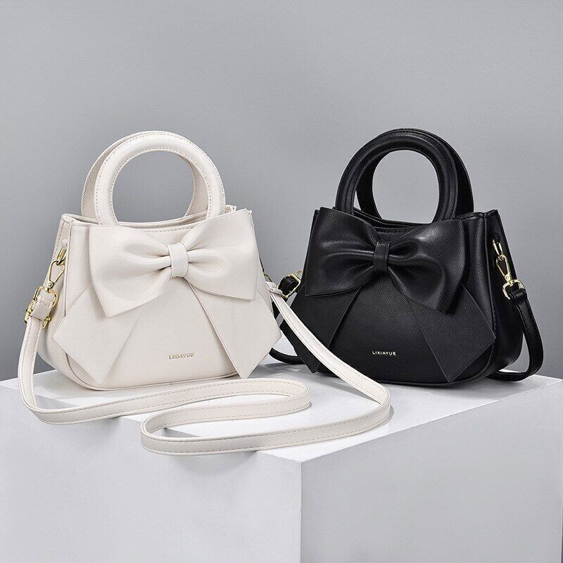 Women's Bags Sweet Handbag Bow One-shoulder Bag Women
