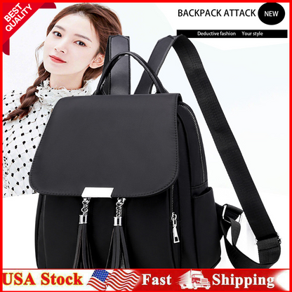 Women Backpack PU Oxford Shoulder Bag Handbags Rucksack School Backbag Travel