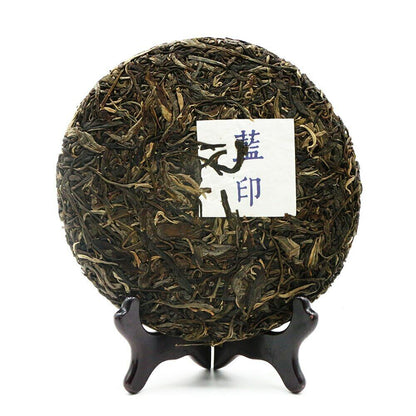 Yiwu Collection Arbor Sheng Purerh Tea Blue Print Raw Puer Chinese Tea 357g
