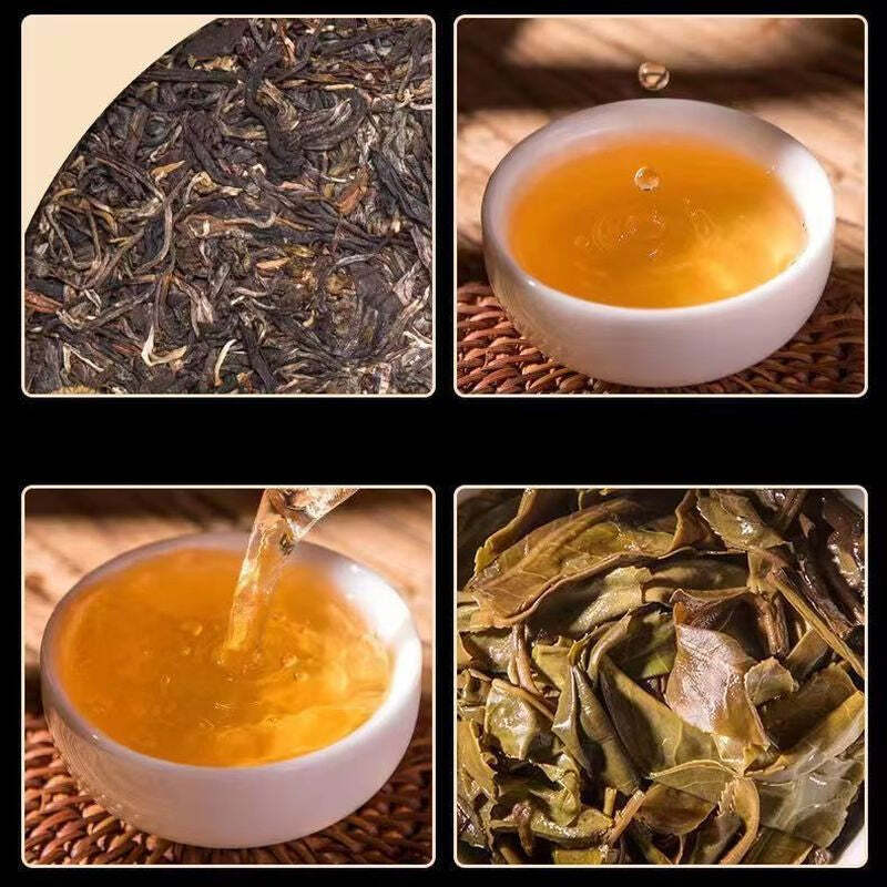357g Banzhang Puerh Tea Cake Yunnan Big Tree Raw Pu-erh Tea Cake Green Tea