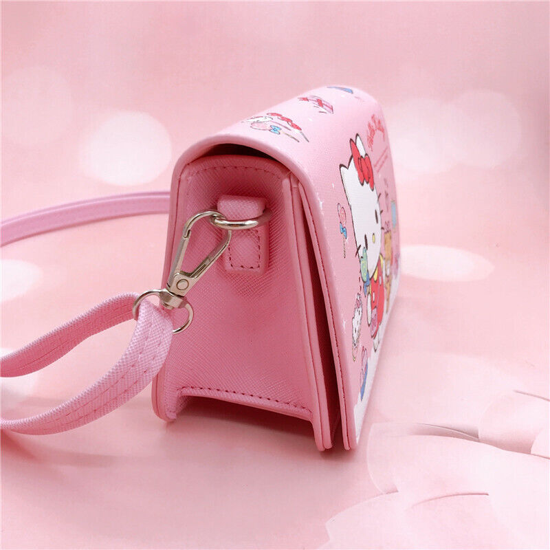 Cute Girl's Kuromi My Melody Cinnamoroll Crossbody Messenger Shoulder Bag Gift A